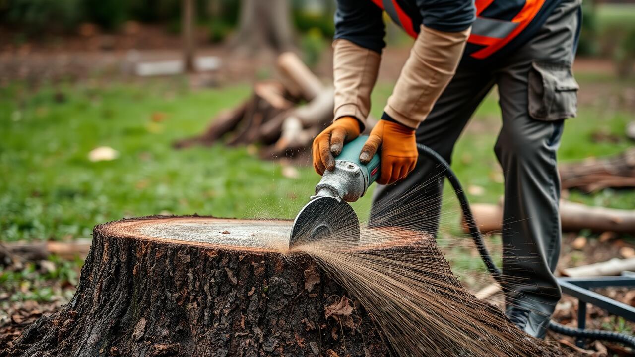 Does stump grinding include roots?